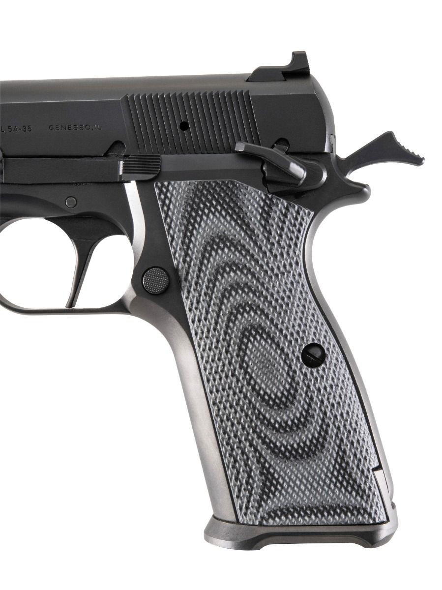 Magwell Cut Grips by LOK Grips for Springfield SA-35 Equipped with an Apex Low-Profile Magwell Magwell Cut Grips by LOK Grips for Springfield SA-35 Equipped with an Apex Low-Profile Magwell - Springfield - Tactical Arms Depot