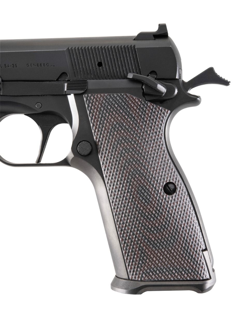 Magwell Cut Grips by LOK Grips for Springfield SA-35 Equipped with an Apex Low-Profile Magwell Magwell Cut Grips by LOK Grips for Springfield SA-35 Equipped with an Apex Low-Profile Magwell - Springfield - Tactical Arms Depot