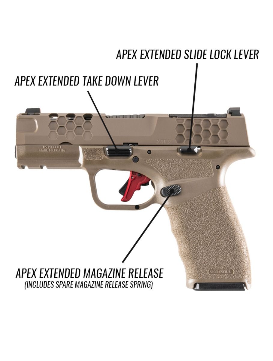 Extended Control Set for Hellcat and Pro Extended Control Set for Hellcat and Pro - Accessories - Tactical Arms Depot