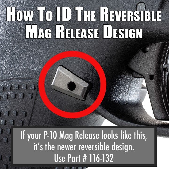 Extended Mag Release for CZ P-10 - Reversible Extended Mag Release for CZ P-10 - Reversible - Accessories - Tactical Arms Depot