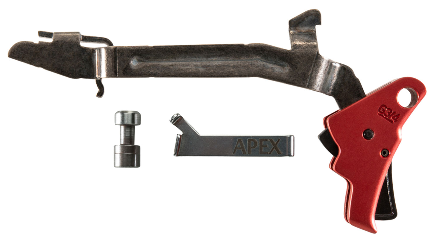 Apex Tactical 102155 Action Enhancement Red Drop-In Trigger Compatible w/Glock Gen3-4 17/17L/19/22-27/31-35 Apex Tactical 102155 Action Enhancement Red Drop-In Trigger Compatible w/Glock Gen3-4 17/17L/19/22-27/31-35 - Apex Tactical - Tactical Arms Depot