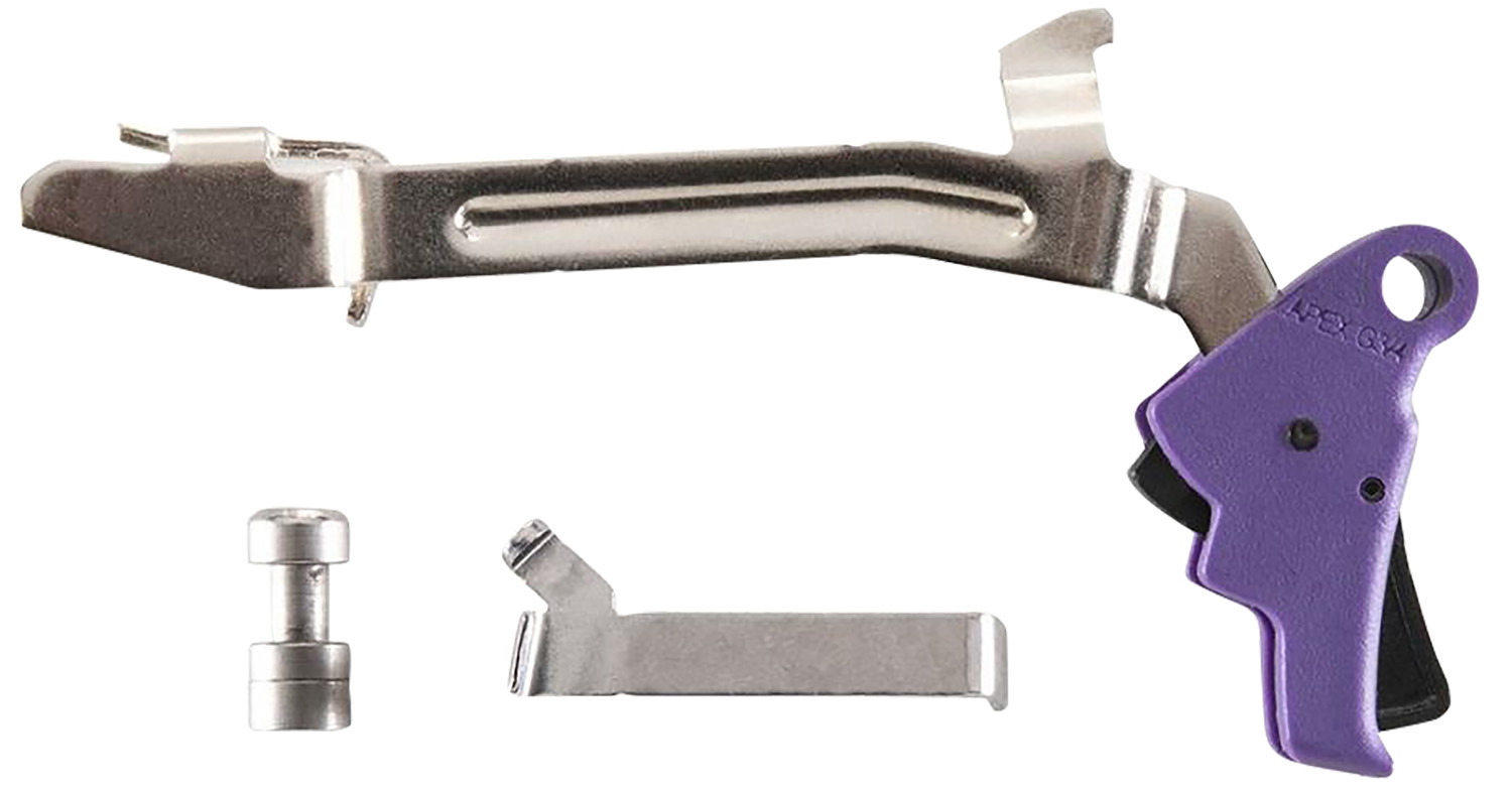 Apex Tactical 102P165 Action Enhancement Slim Purple Drop-In Compatible w/Glock Gen3-4 17/19/22-27/31/32/33/34/35 Apex Tactical 102P165 Action Enhancement Slim Purple Drop-In Compatible w/Glock Gen3-4 17/19/22-27/31/32/33/34/35 - Apex Tactical - Tactical Arms Depot