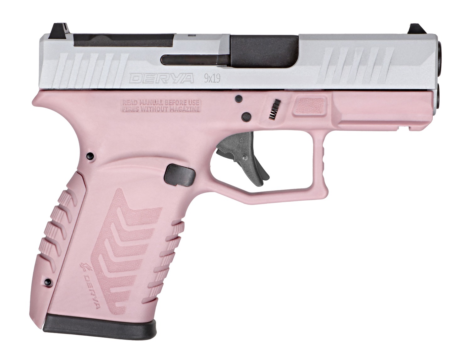 Derya DY9Z 9mm 3.5" 15-Round Pink/Silver Derya DY9Z 9mm 3.5" 15-Round Pink/Silver - Firearms - Tactical Arms Depot
