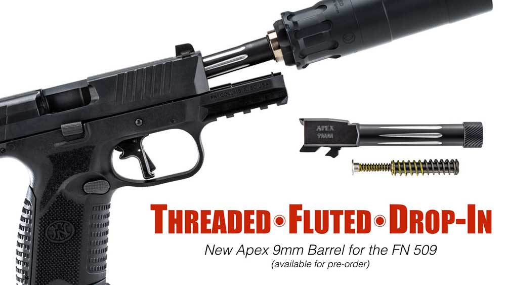 Apex Direct Drop-In Barrel for FN509 - 5.00 inch Apex Direct Drop-In Barrel for FN509 - 5.00 inch - Barrels - Tactical Arms Depot